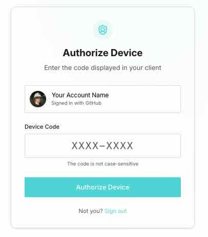 Authorize Device Login